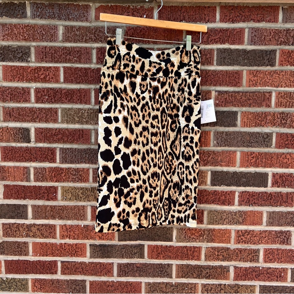LuLaRoe Leopard Print Pencil Skirt